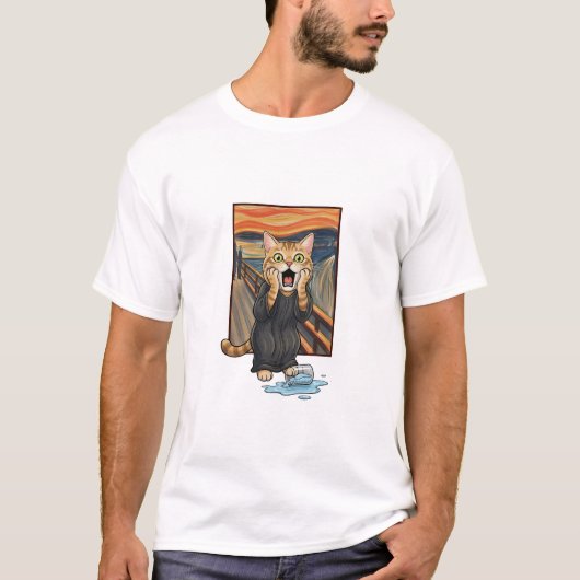 The Screaming Cat T-Shirt (Vorderseite)