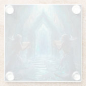 The Scroll Keepers of the Deep” Glasuntersetzer (Rückseite)