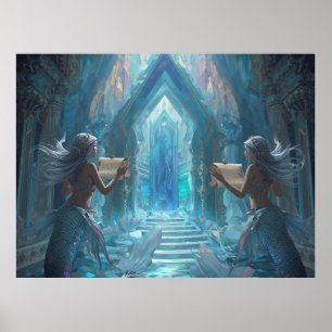 The Scroll Keepers of the Deep” Poster