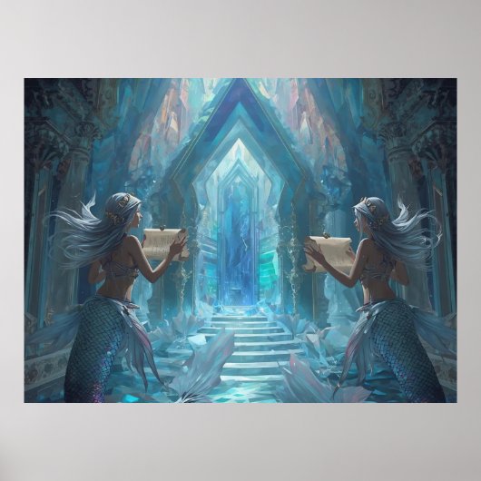 The Scroll Keepers of the Deep” Poster (Vorne)