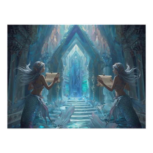 The Scroll Keepers of the Deep” Poster (Vorderseite)