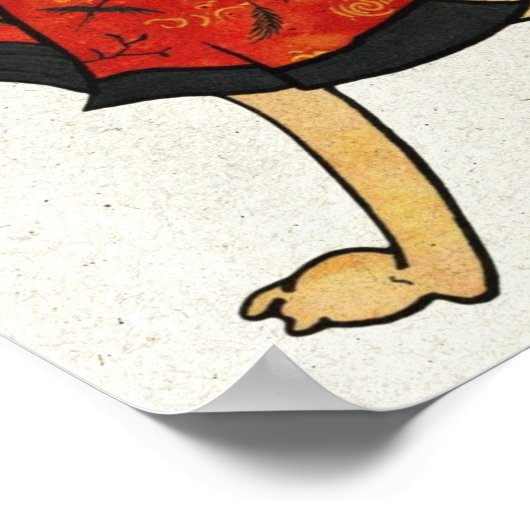 The Scroll Warriors Scroll Poster (Ecke)