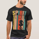 The Seahorse Is My Spirit Animal  Retro T-Shirt (Vorderseite)