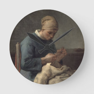 The Seamstress Runde Wanduhr