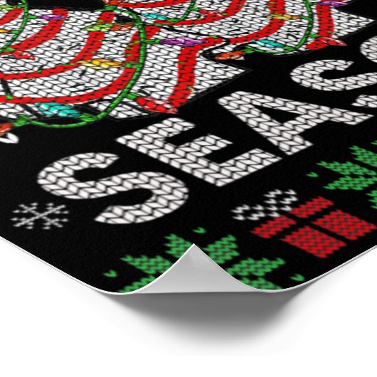 The Season Christmas Tree Cakes Debbie Becky Xmas Poster (Ecke)