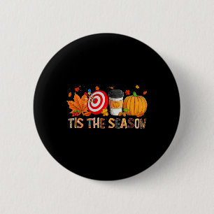 The Season Leopard Pumpkin Darts Halloween Fall Le Button