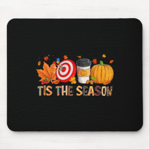 The Season Leopard Pumpkin Darts Halloween Fall Le Mousepad