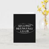 The Second Breakfast Club - Nerdy Funny Fanta Karte (Gelbe Blume)