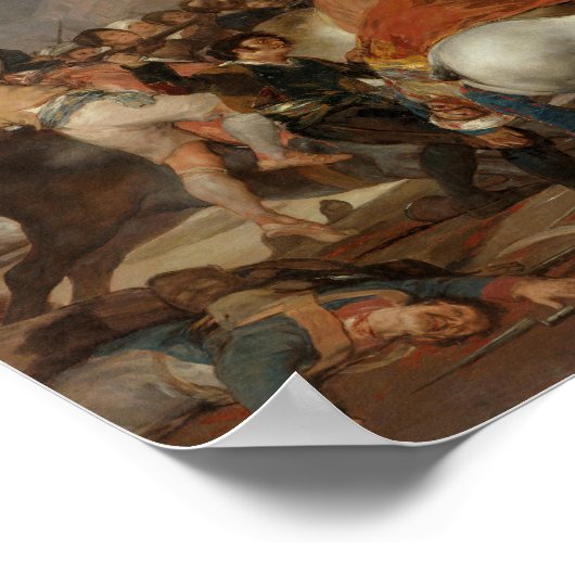 The Second of May 1808 by Goya - Poster (Ecke)