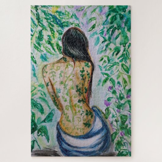 The Secret Garden Jigsaw Puzzle - Nature Woman (Vertikal)