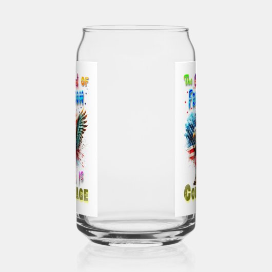 The Secret Of Freedom Is Courage Dosenglas (Rechts)