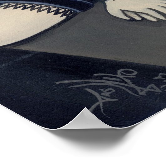 The Secret of Notre Dame gotische Märchenkunst Pri Poster (Ecke)