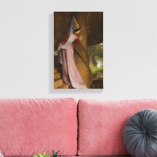 The Secret Rendezvous von Pierre-Charles Comte Leinwanddruck (Insitu (Wohnzimmer))