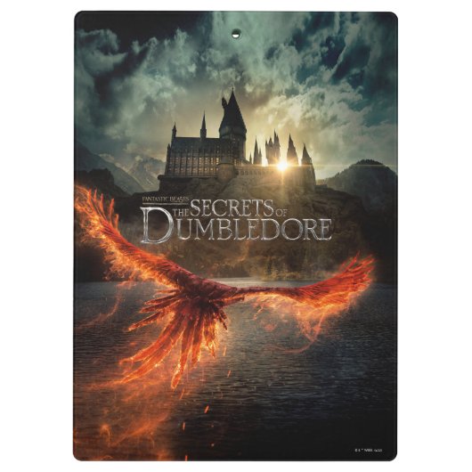 The Secrets of Dumbledore Theatrical Poster Klemmbrett (Rückseite)
