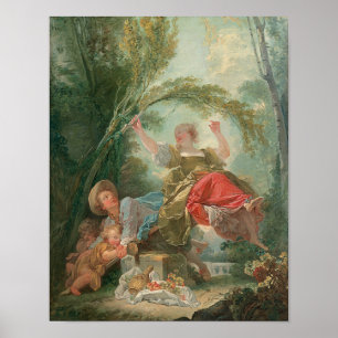 The See Saw - Fragonard Playful Rokoko Art Poster