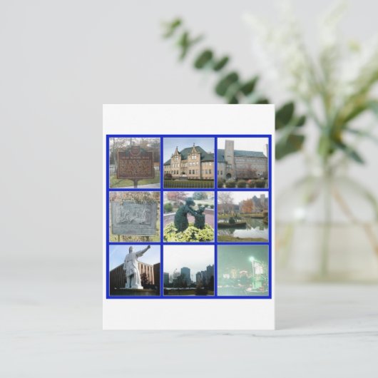 The_Sehenswürdigkeit_of_Columbus__Ohio Postkarte (Stehend Vorderseite)