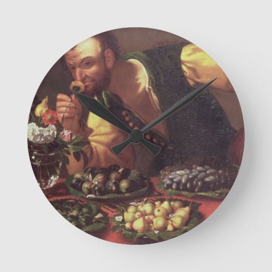 The Sense of Smell Runde Wanduhr (Vorderseite)