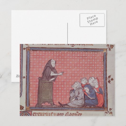 The Sermon, from Ovide Moralise Postkarte (Vorne/Hinten)