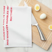 "The Servant's Towel" ZTC June Sermon Serie Geschirrtuch (Viertel Falte)