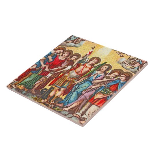 The Seven Archangels (CP 001; Chromolithograph) Fliese (Seite)