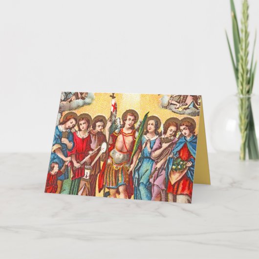 The Seven Archangels (CP 001; Chromolithograph) Karte (Vorderseite)
