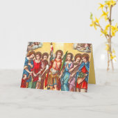 The Seven Archangels (CP 001; Chromolithograph) Karte (Gelbe Blume)
