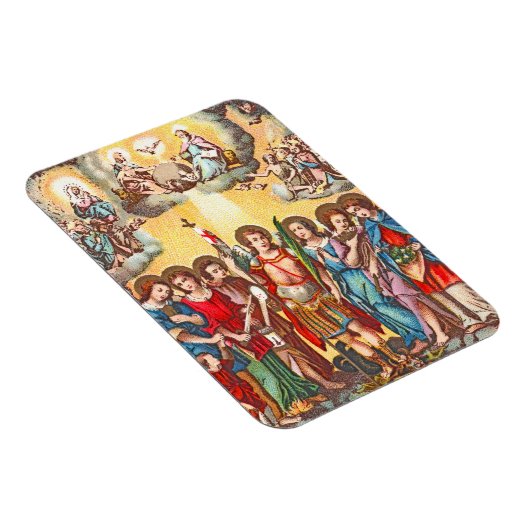 The Seven Archangels (CP 001; Chromolithograph) Magnet (Rechte Seite)