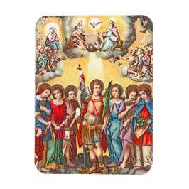 The Seven Archangels (CP 001; Chromolithograph) Magnet