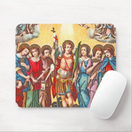 The Seven Archangels (CP 001; Chromolithograph) Mousepad