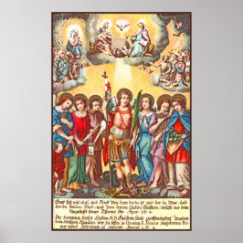 The Seven Archangels (CP 001; Chromolithograph) Poster