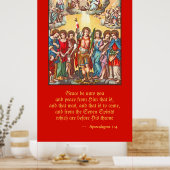 The Seven Archangels (CP 001; Chromolithograph) Poster (Küche)