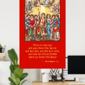 The Seven Archangels (CP 001; Chromolithograph) Poster (Heimbüro)