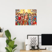 The Seven Archangels (CP 001; Chromolithograph) Poster (Heimbüro)