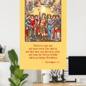 The Seven Archangels (CP 001; Chromolithograph) Poster (Heimbüro)