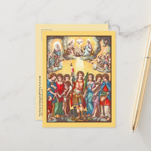 The Seven Archangels (CP 001; Chromolithograph Postkarte