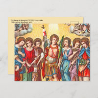The Seven Archangels (CP 001; Chromolithograph