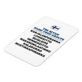 The Seven Basic Food Groups Funny Finnish Magnet (Linke Seite)