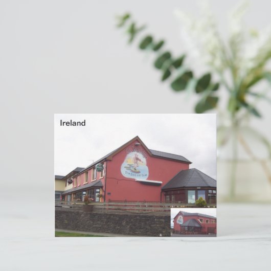 The Seven Hogs Bar, Castlegregoey, Kerry, Irland Postkarte (Stehend Vorderseite)