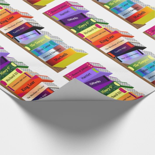 The Shakespear Collection Geschenkpapier (Ecke)