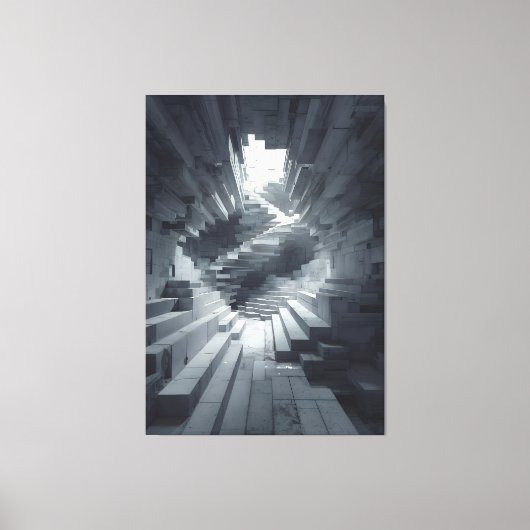 The Shape of Collapsed Steps × The Shape of Layere Leinwanddruck (Vorderseite)