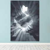 The Shape of Collapsed Steps × The Shape of Layere Leinwanddruck (Insitu (Holzboden))