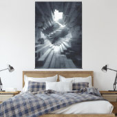 The Shape of Collapsed Steps × The Shape of Layere Leinwanddruck (Insitu (Schlafzimmer))