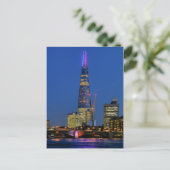 The Shard at dusk, London UK Postcard Postkarte (Stehend Vorderseite)