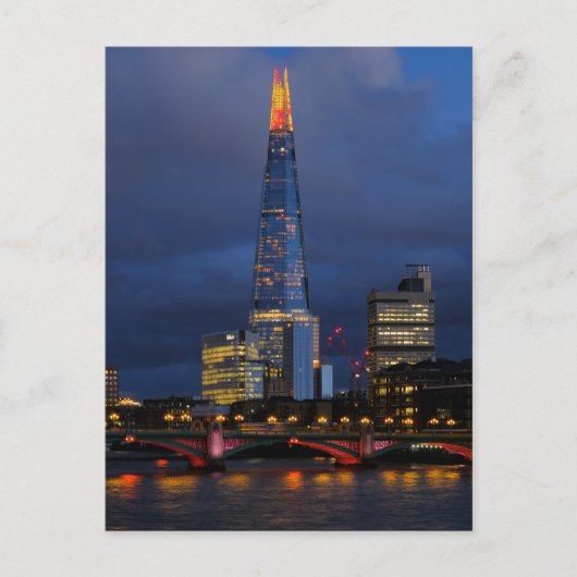 The Shard Christmas Lights, London UK Postcard Postkarte (Vorderseite)