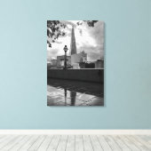The Shard, London UK 20 x 30 Zoll Leinwanddruck (Insitu (Holzboden))