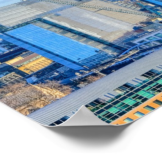 The Shard, London UK Poster (Ecke)