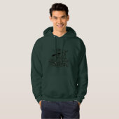 The Sharp Edge | Old-School Barber Flash Grafik T Hoodie (Vorne ganz)