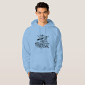 The Sharp Edge | Old-School Barber Flash Grafik T Hoodie (Vorne ganz)