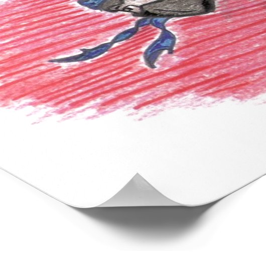 The Sharpie Ninjas logo Poster (Ecke)