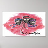 The Sharpie Ninjas logo Poster (Vorne)